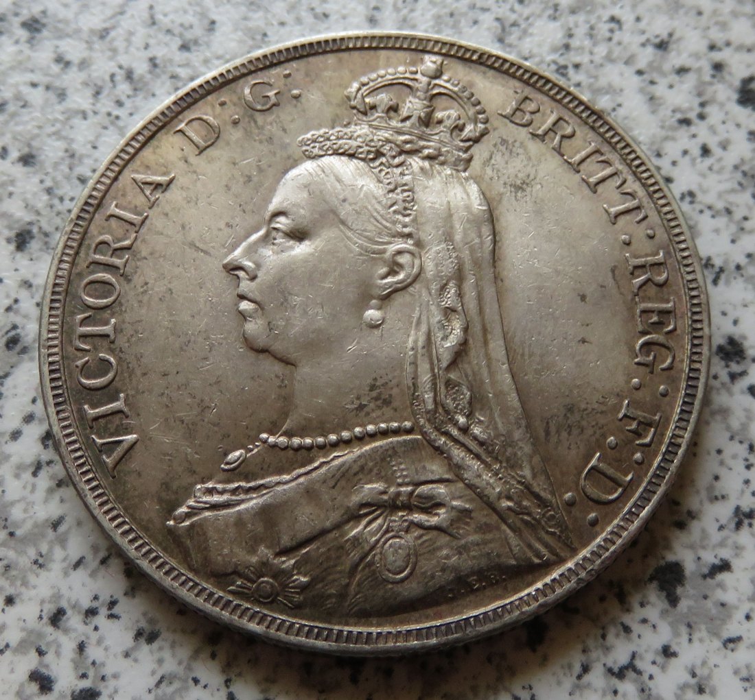  Großbritannien 1 Crown 1890   
