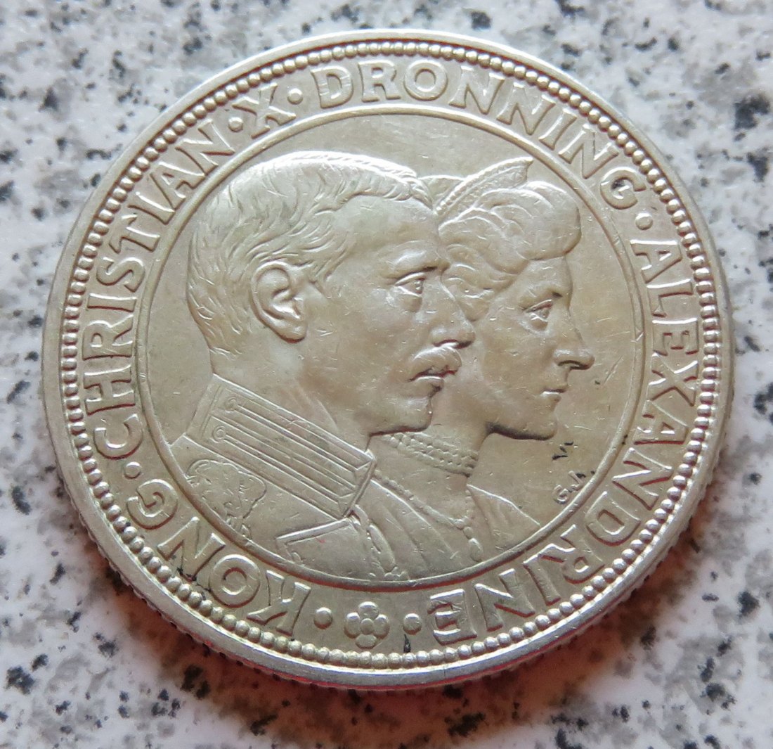  Dänemark 2 Kroner 1923   