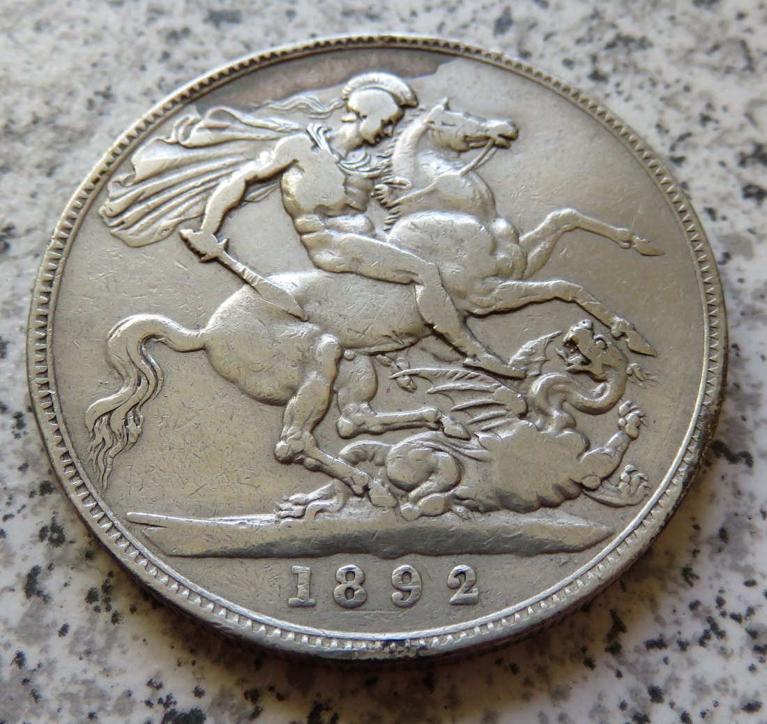  Großbritannien 1 Crown 1892   