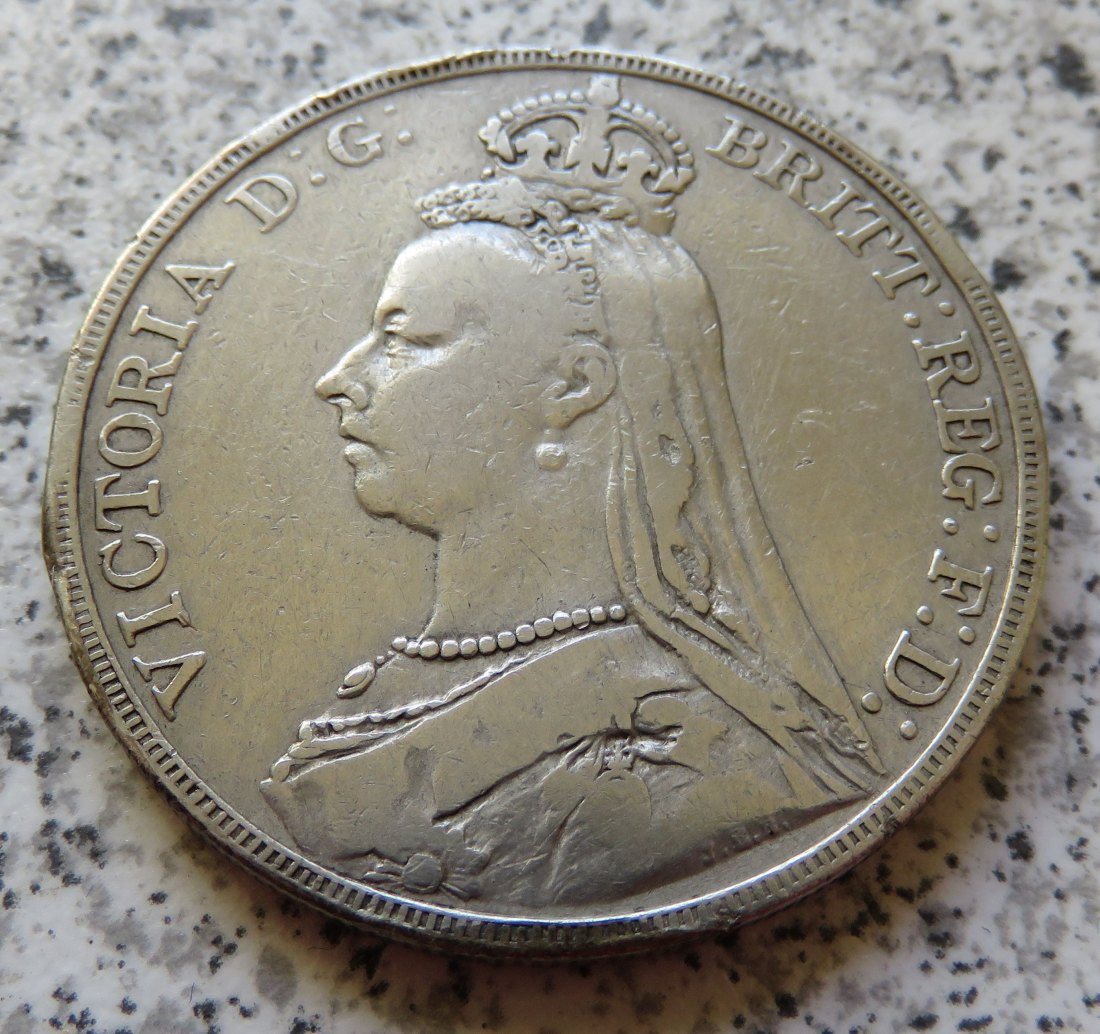  Großbritannien 1 Crown 1892   