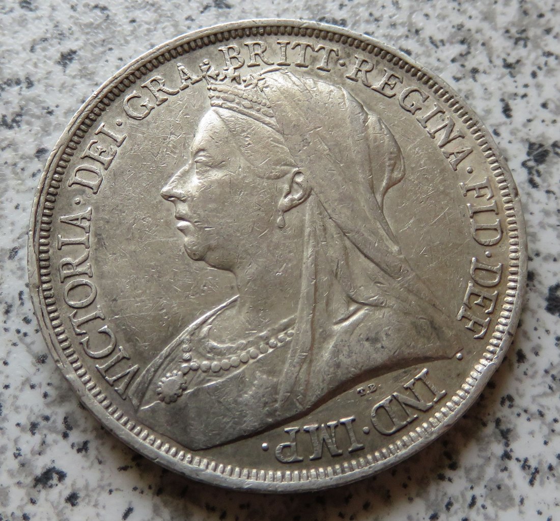  Großbritannien 1 Crown 1893, Rand LVI   