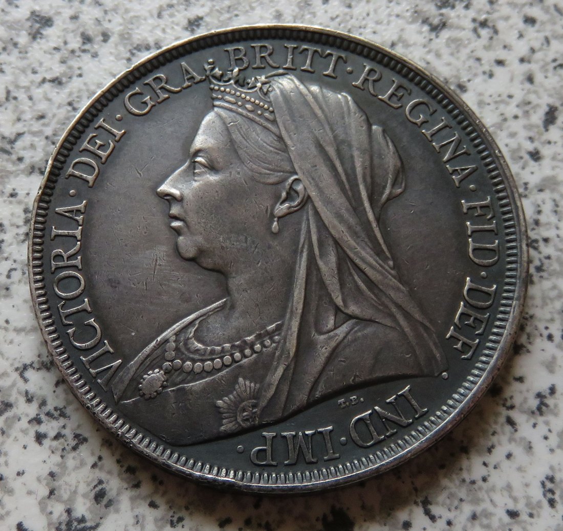  Großbritannien 1 Crown 1897, Rand LXI   