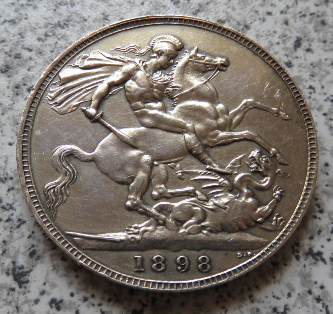  Großbritannien 1 Crown 1898, Rand LXI   