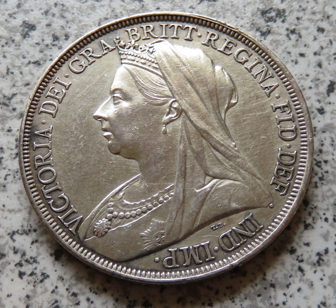  Großbritannien 1 Crown 1898, Rand LXI   