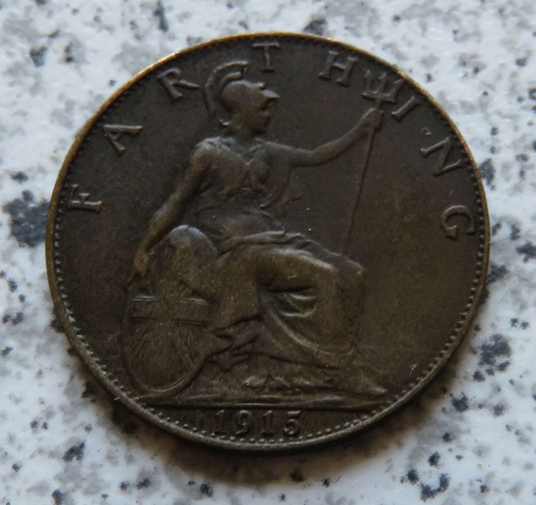  Großbritannien 1 Farthing 1915   