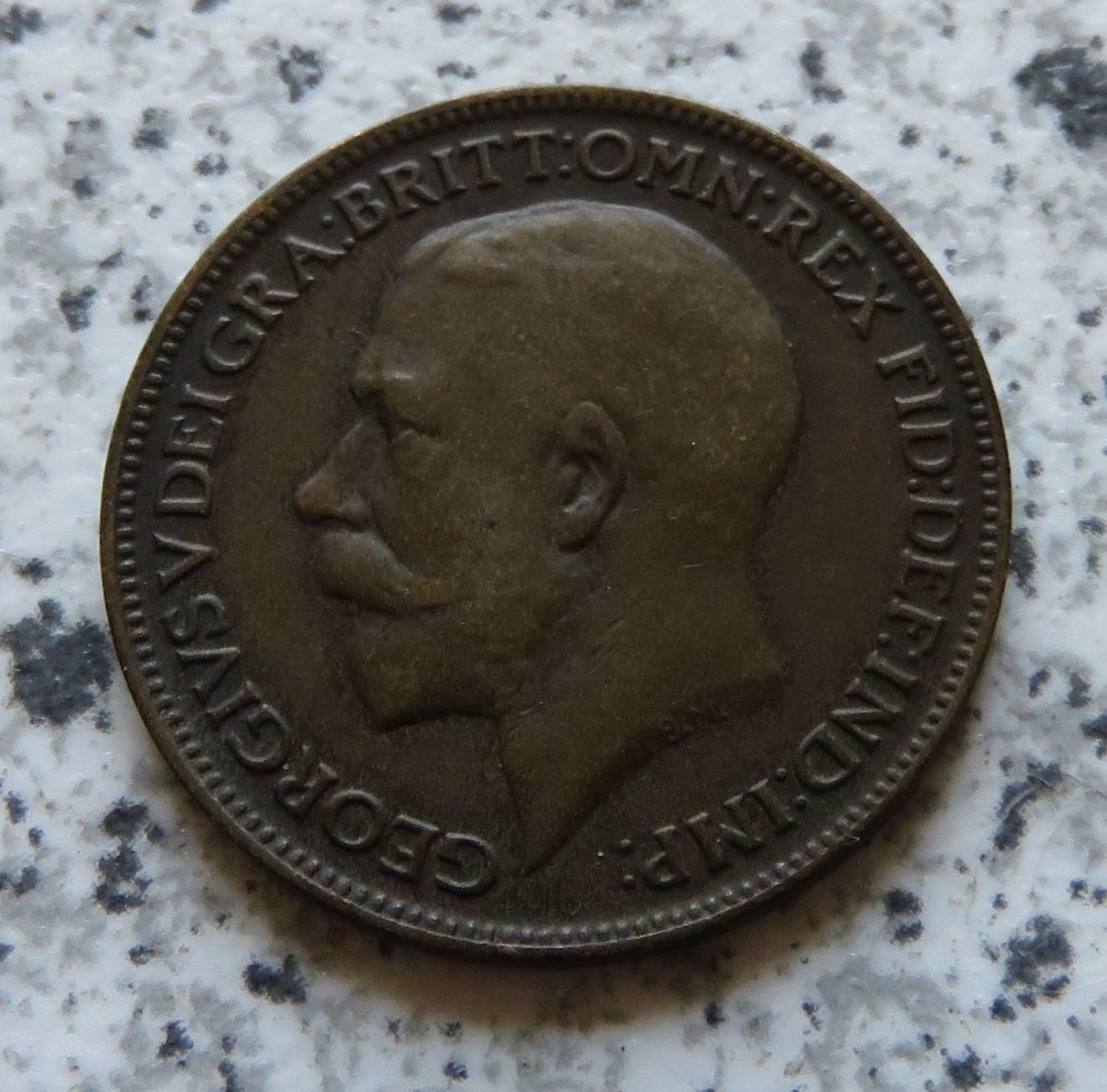  Großbritannien 1 Farthing 1915   