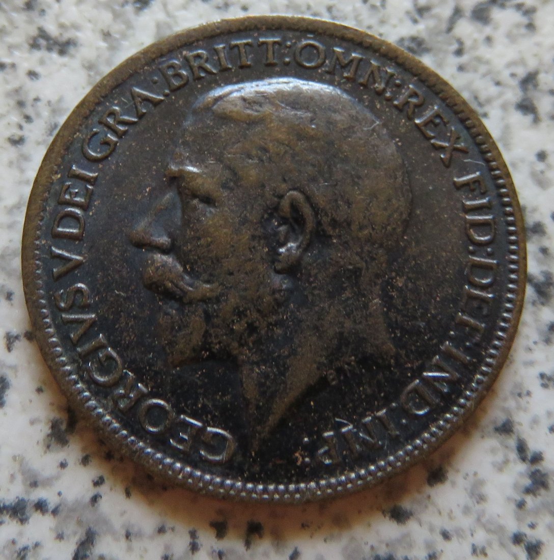  Großbritannien 1 Farthing 1917   
