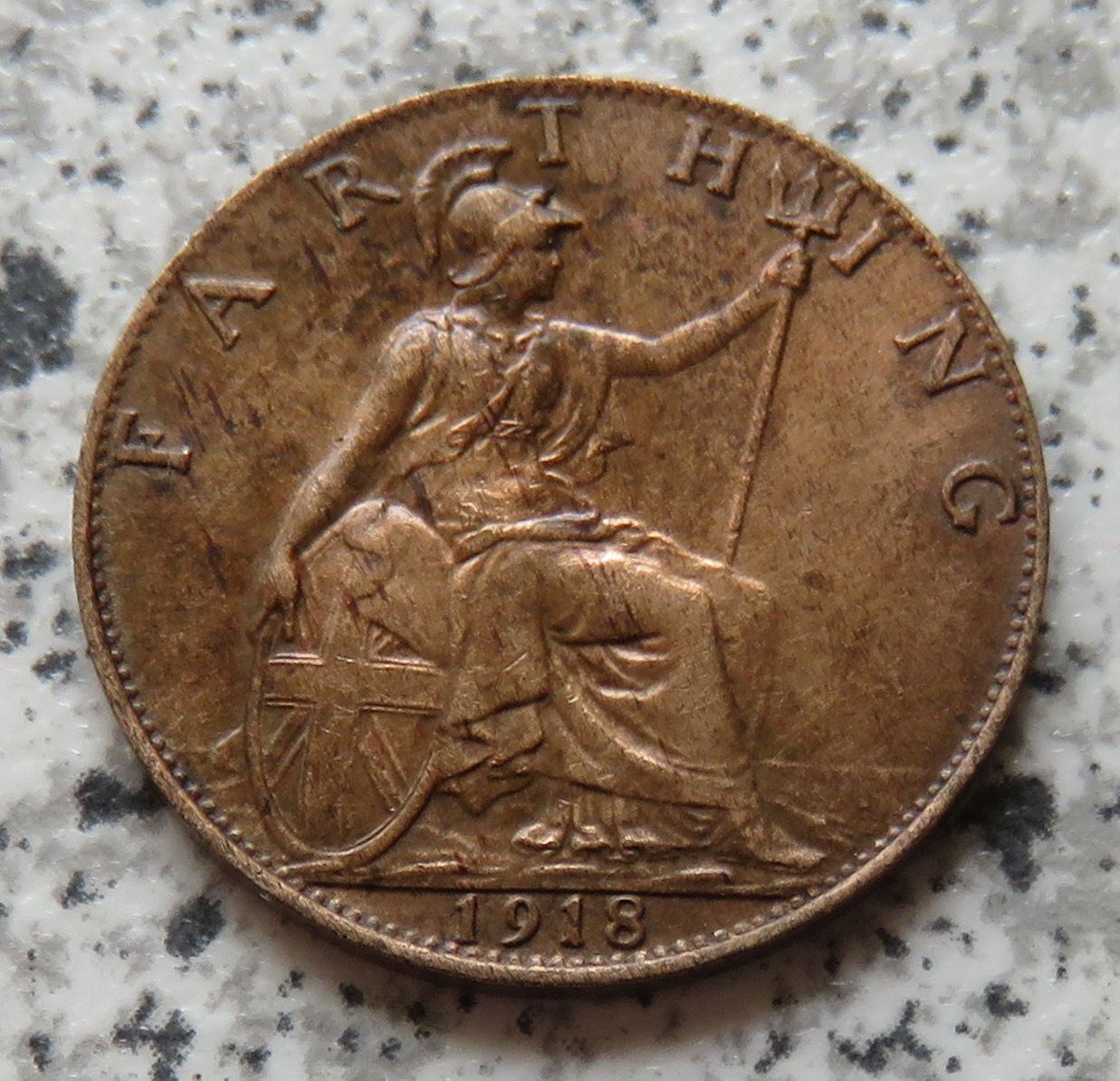  Großbritannien 1 Farthing 1918   