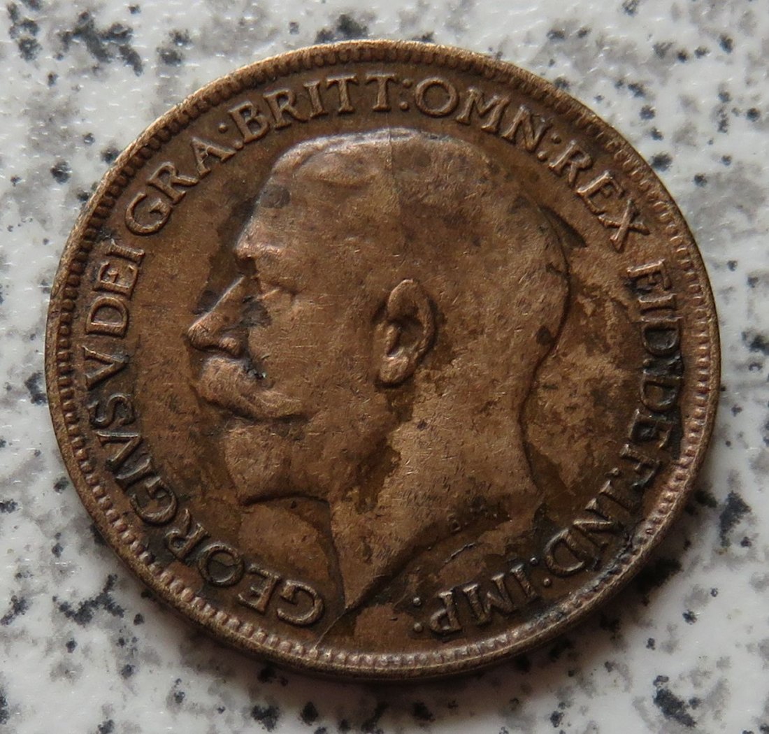  Großbritannien 1 Farthing 1918   