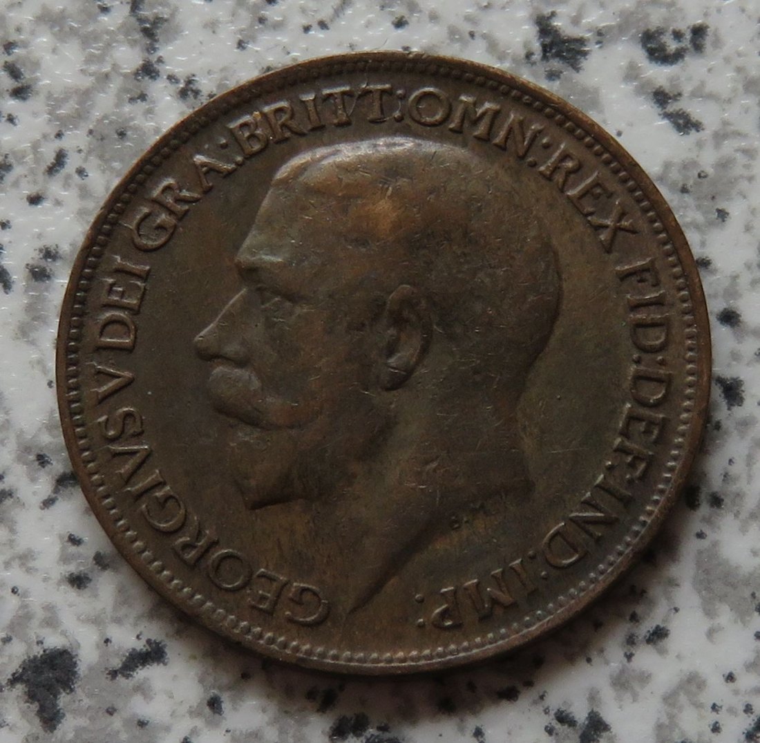  Großbritannien 1 Farthing 1920   