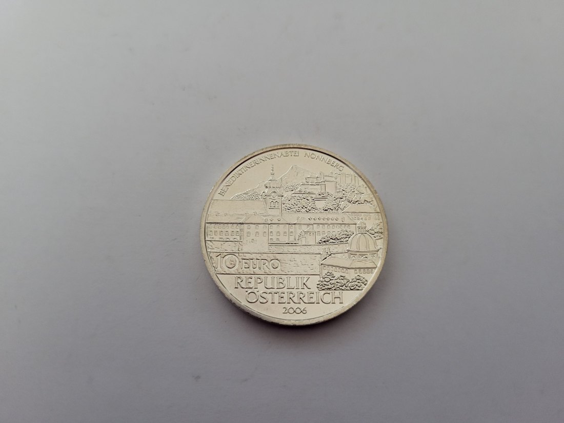  10 Euro 2006 Benediktinerabtei Nonnberg silber 925/16g fein Österreich Spittalgold9800 (4971/9   