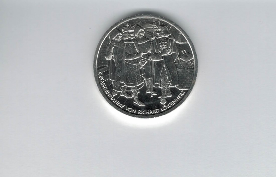  10 Euro 2009 Dürnstein Richard Löwenherz silber 925/16g fein Österreich Spittalgold9800 (4971/16   