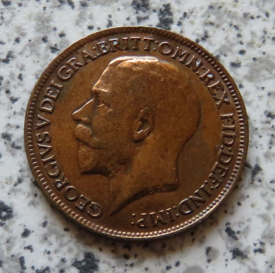  Großbritannien 1 Farthing 1921   