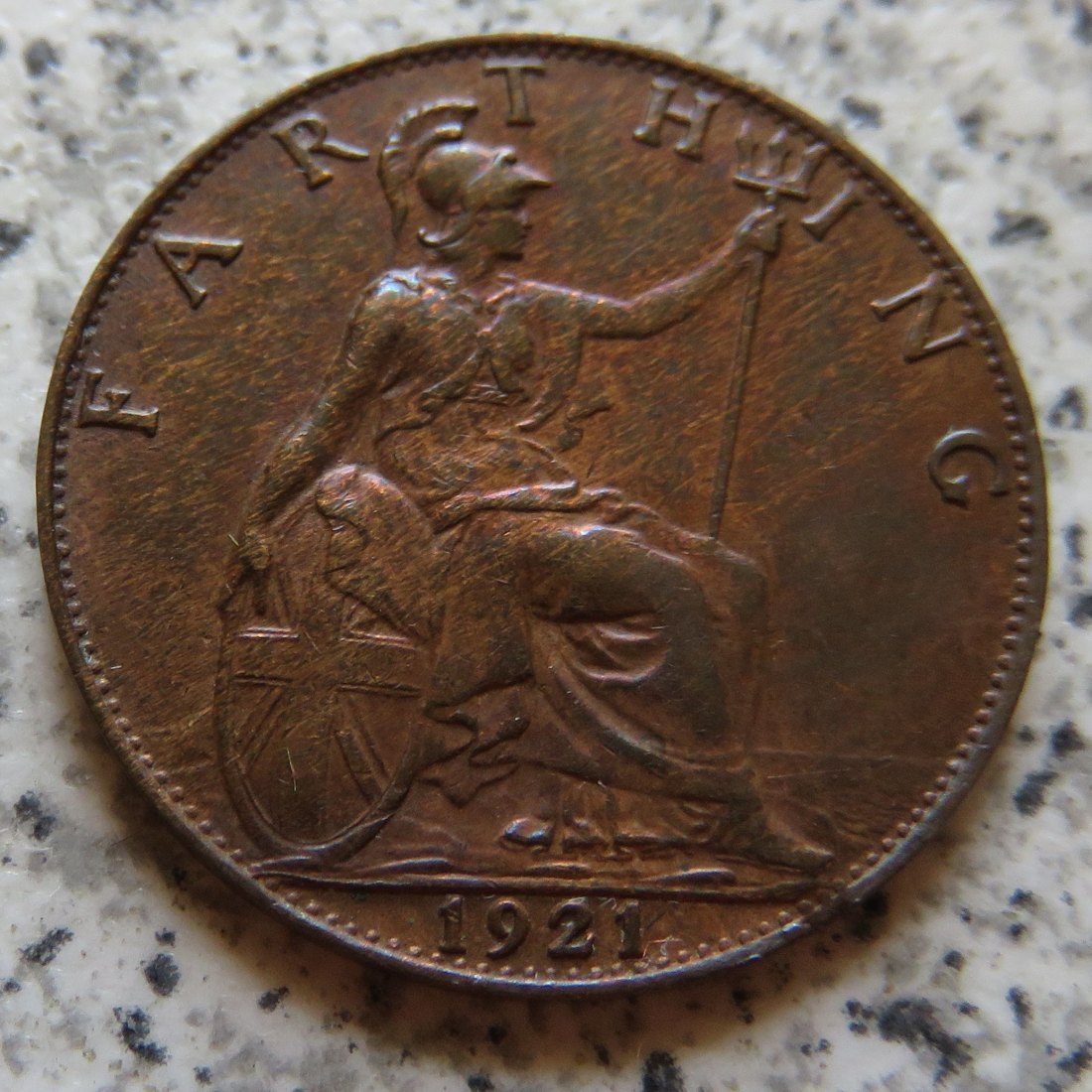  Großbritannien 1 Farthing 1921   