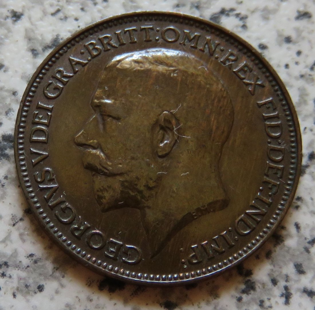  Großbritannien 1 Farthing 1922   