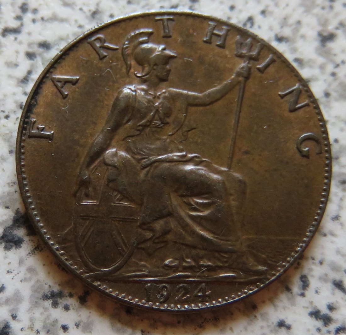  Großbritannien 1 Farthing 1924   