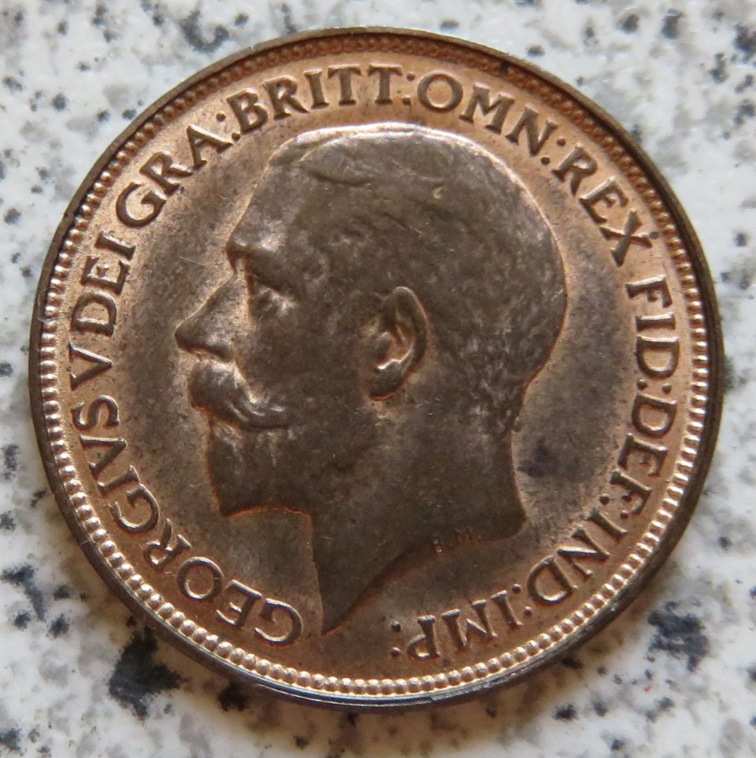  Großbritannien 1 Farthing 1925, Erhaltung   