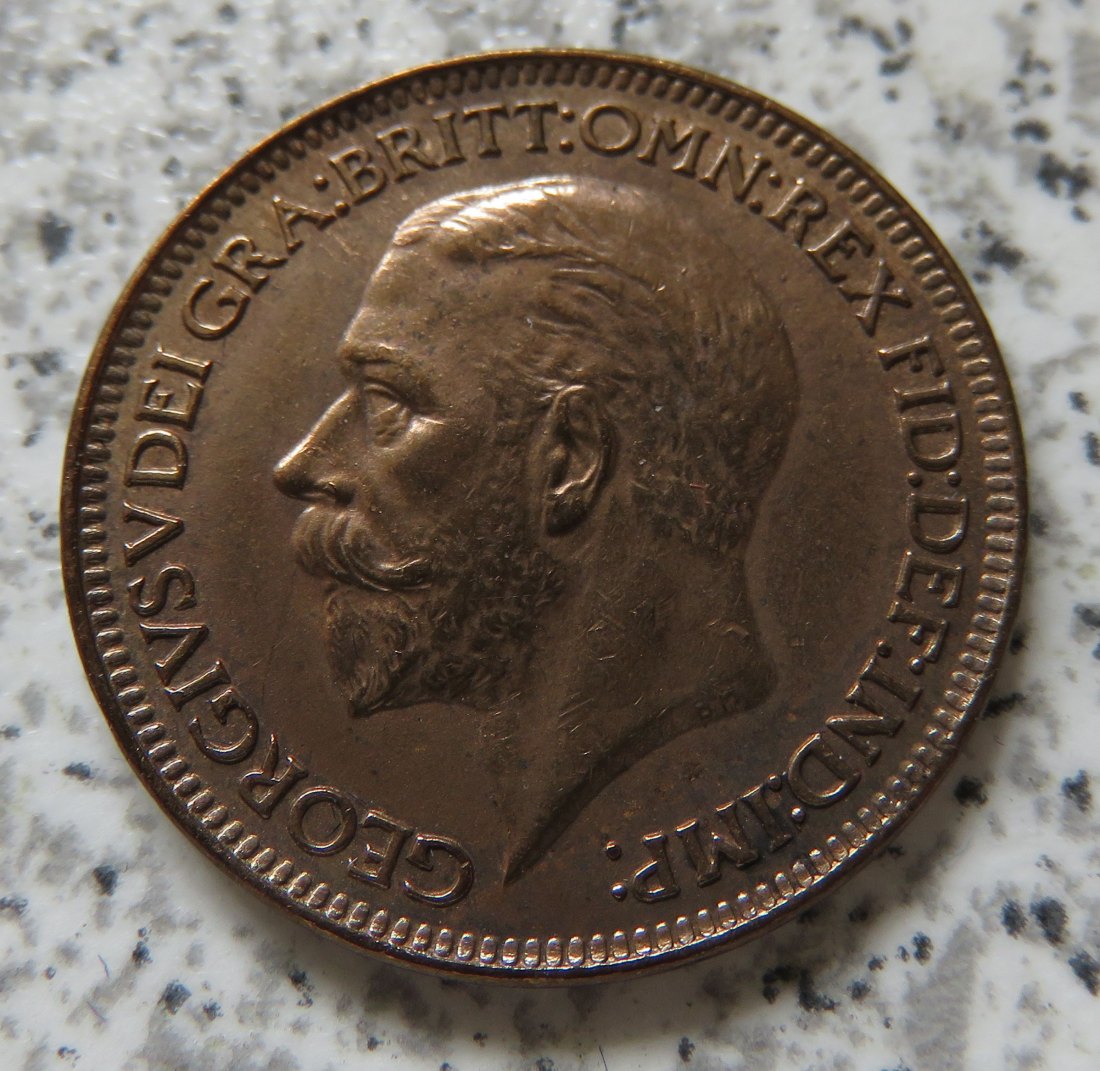  Großbritannien 1 Farthing 1926   
