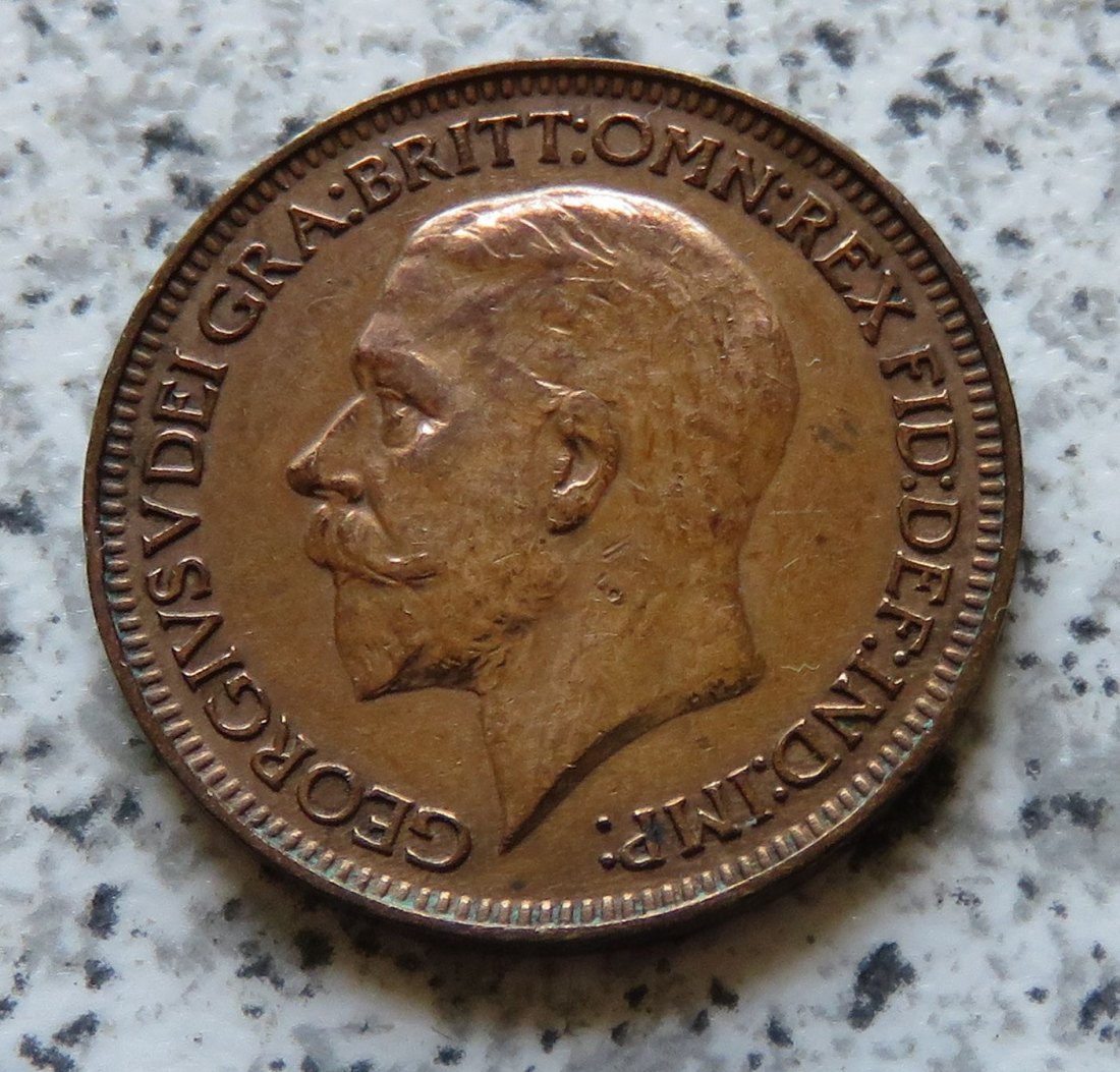  Großbritannien 1 Farthing 1927   