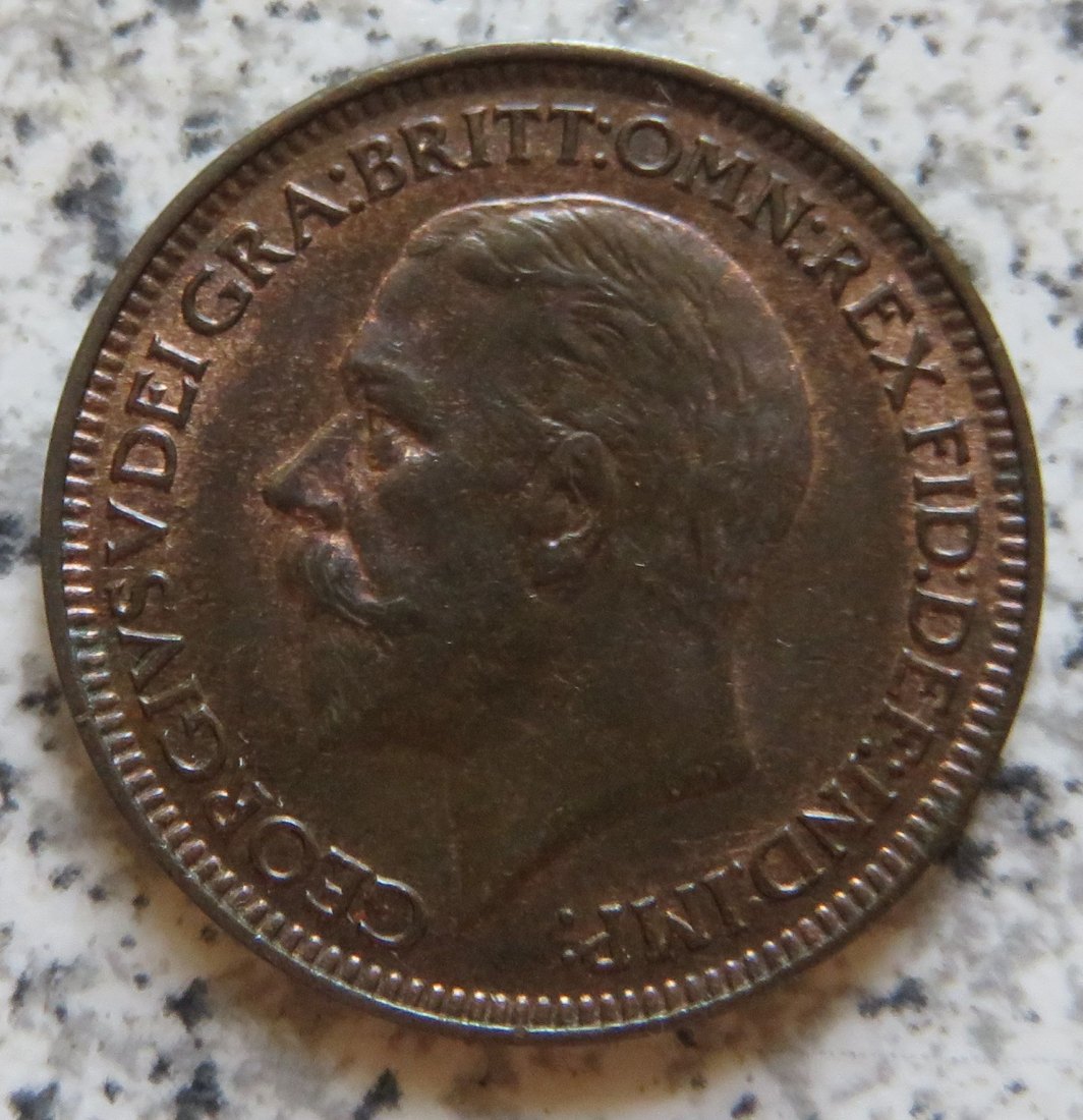  Großbritannien 1 Farthing 1935,Erhaltung   