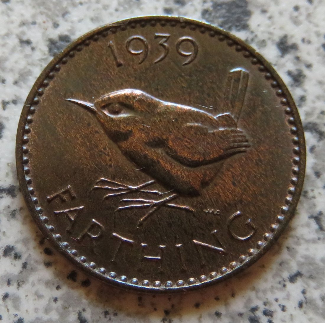  Großbritannien 1 Farthing 1939   