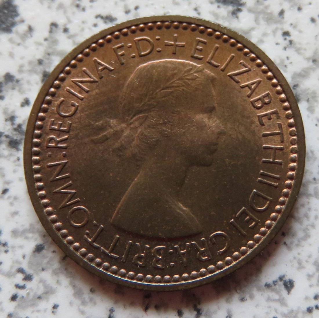  Großbritannien 1 Farthing 1953, Erhaltung   
