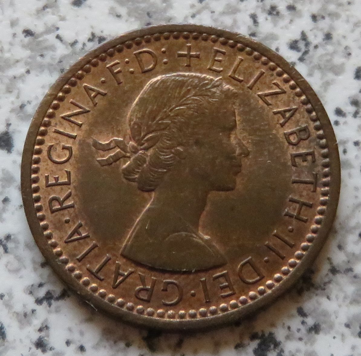  Großbritannien 1 Farthing 1954, Erhaltung   