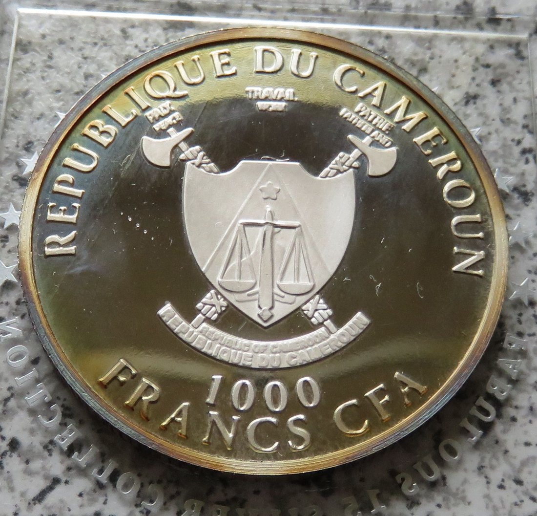  Kamerun 1000 Francs 2012 Gorilla   