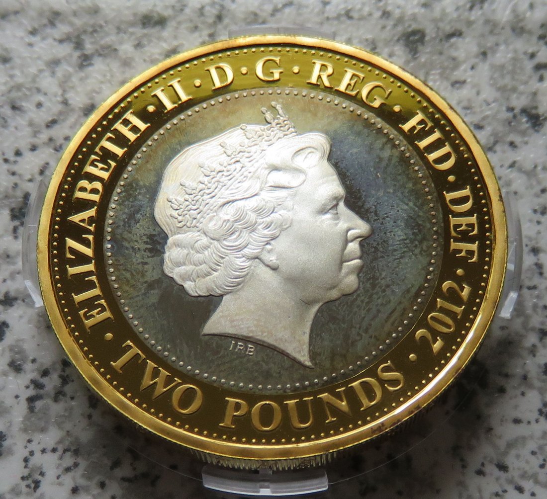  Großbritannien 2 Pounds 2012   