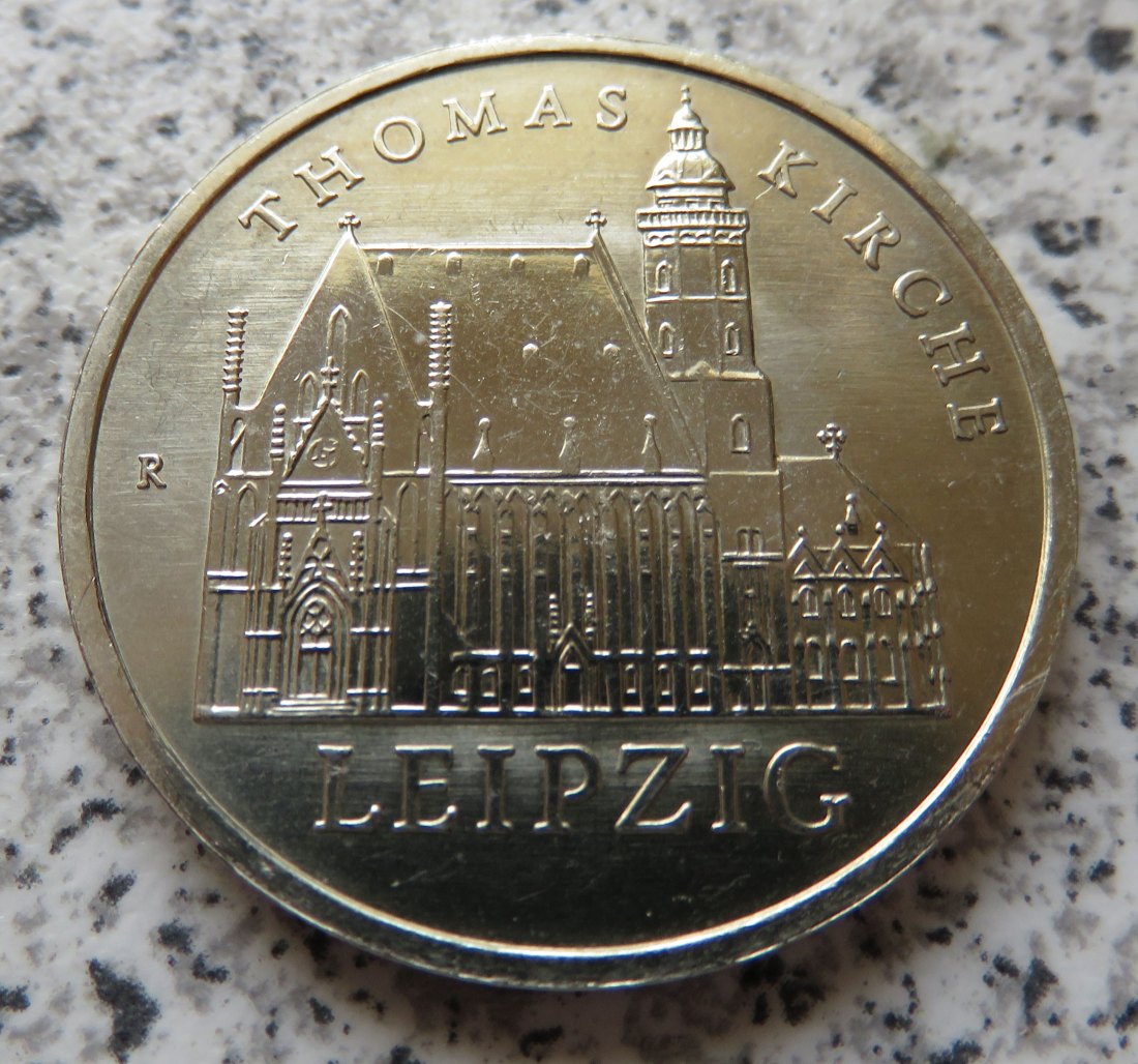  DDR 5 Mark 1984 Leipzig Thomaskirche   