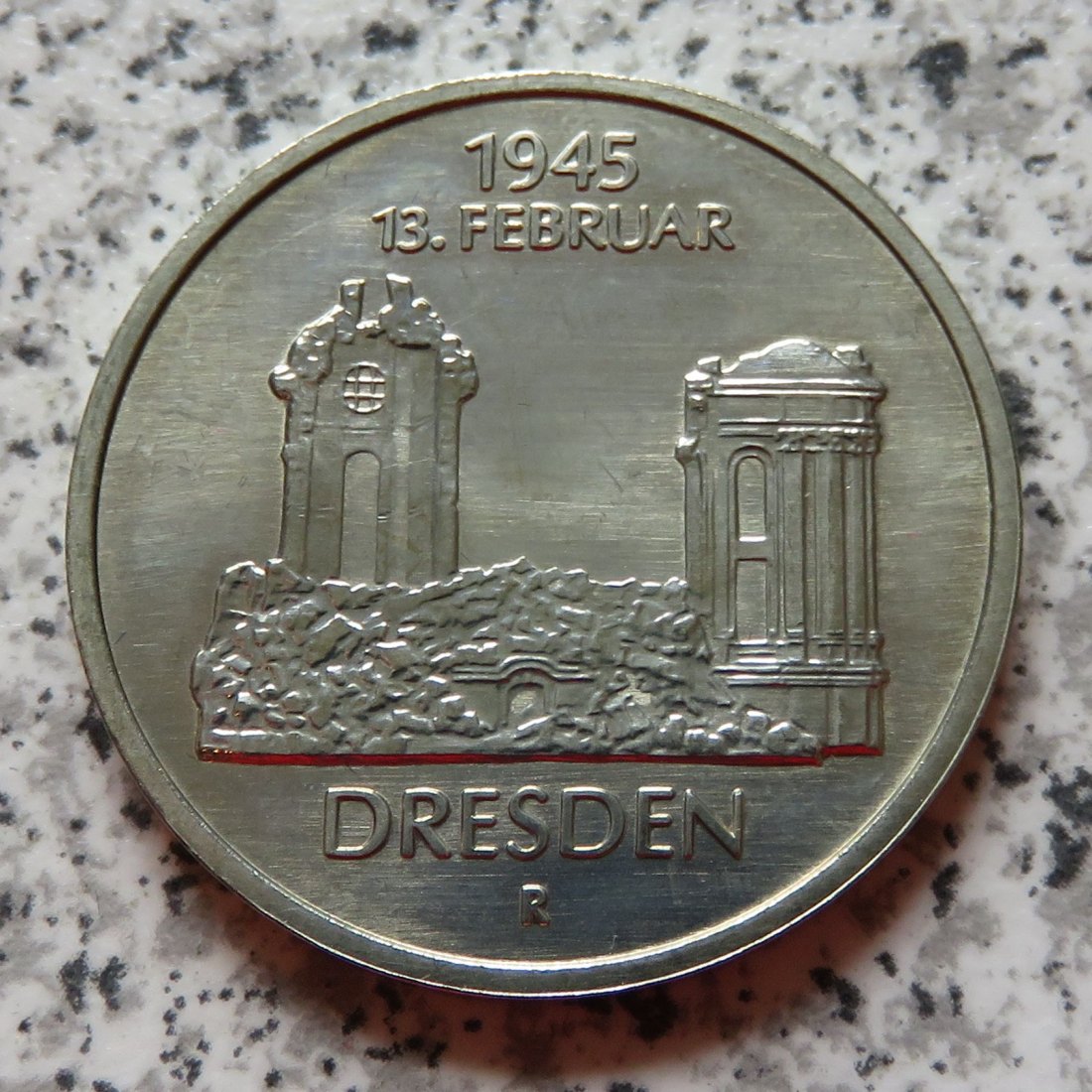  DDR 5 Mark 1985 Dresden Frauenkirche   