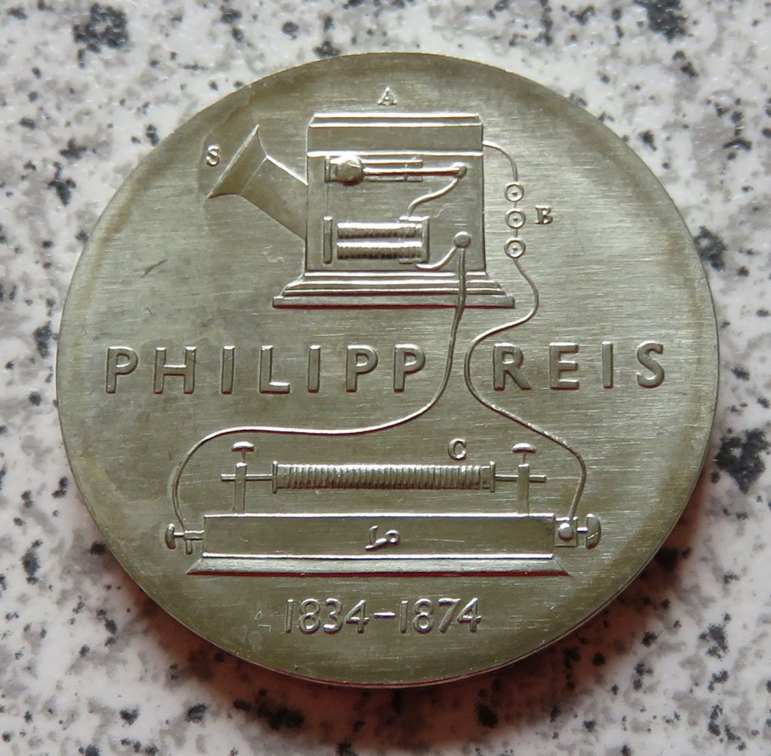  DDR 5 Mark 1974 Philipp Reis   