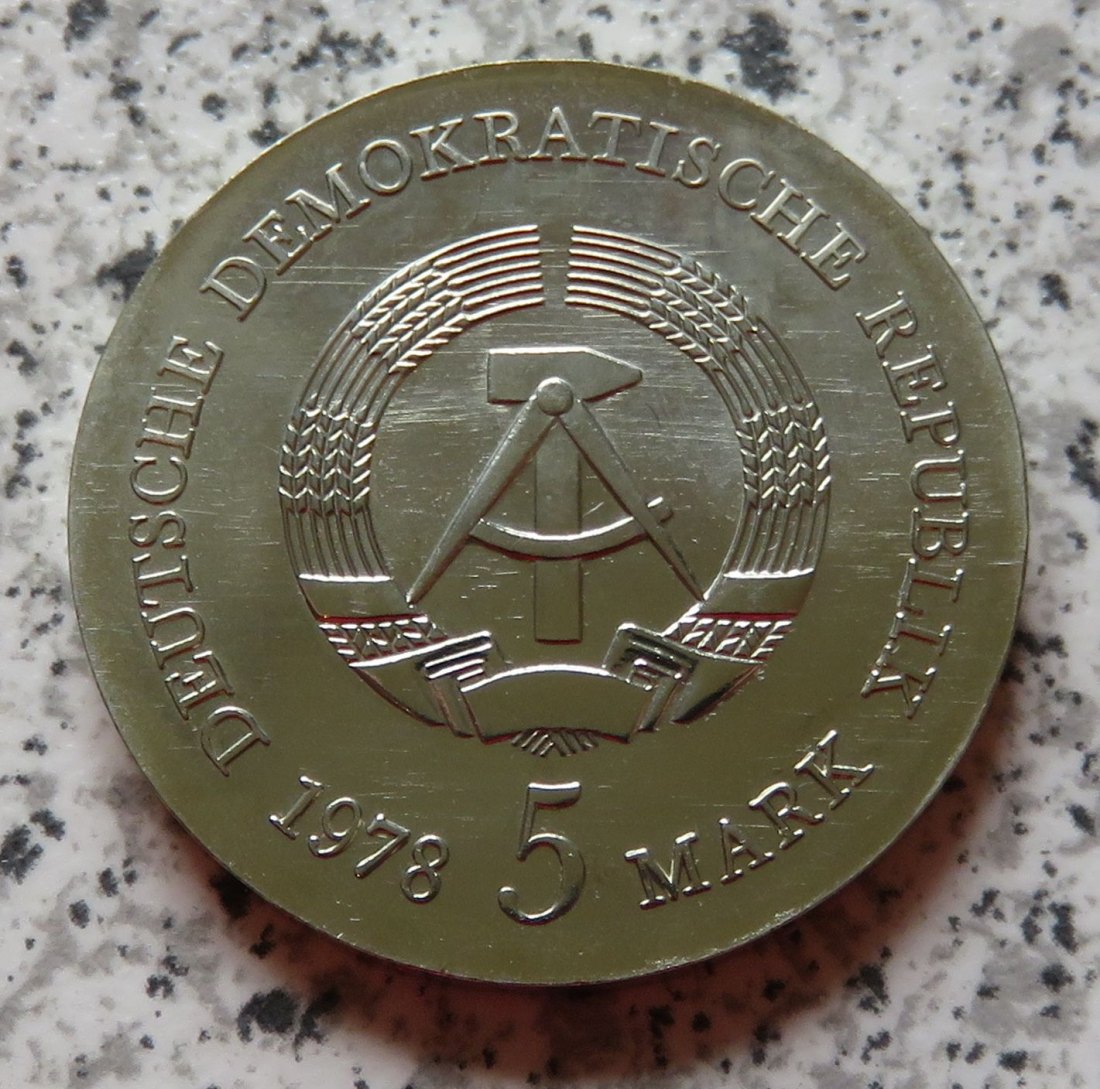  DDR 5 Mark 1978 Klopstock   
