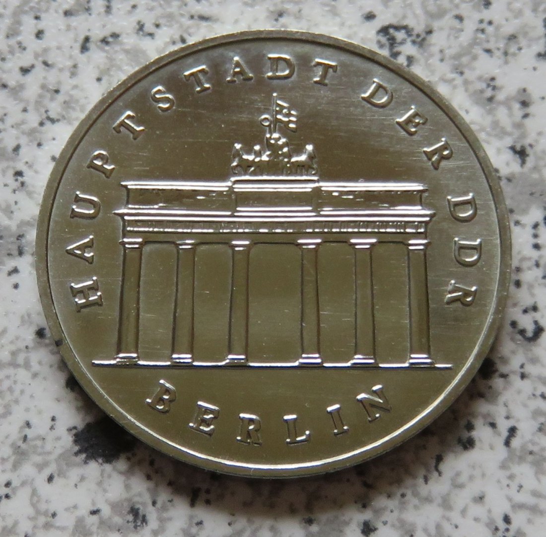  DDR 5 Mark Brandenburger Tor 1986   