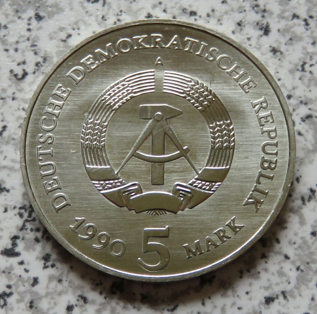  DDR 5 Mark Brandenburger Tor 1990   