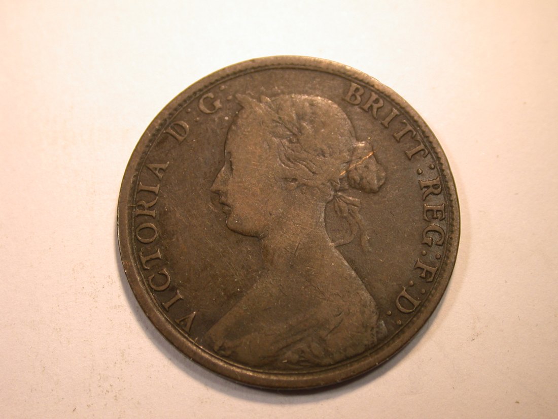 J21 Kanada  1 Cent 1864 Nova Scotia in f.ss   Originalbilder   