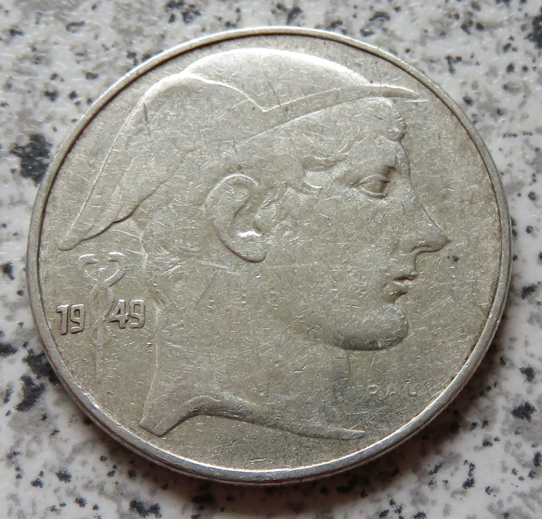  Belgien 20 Francs 1949, französisch   
