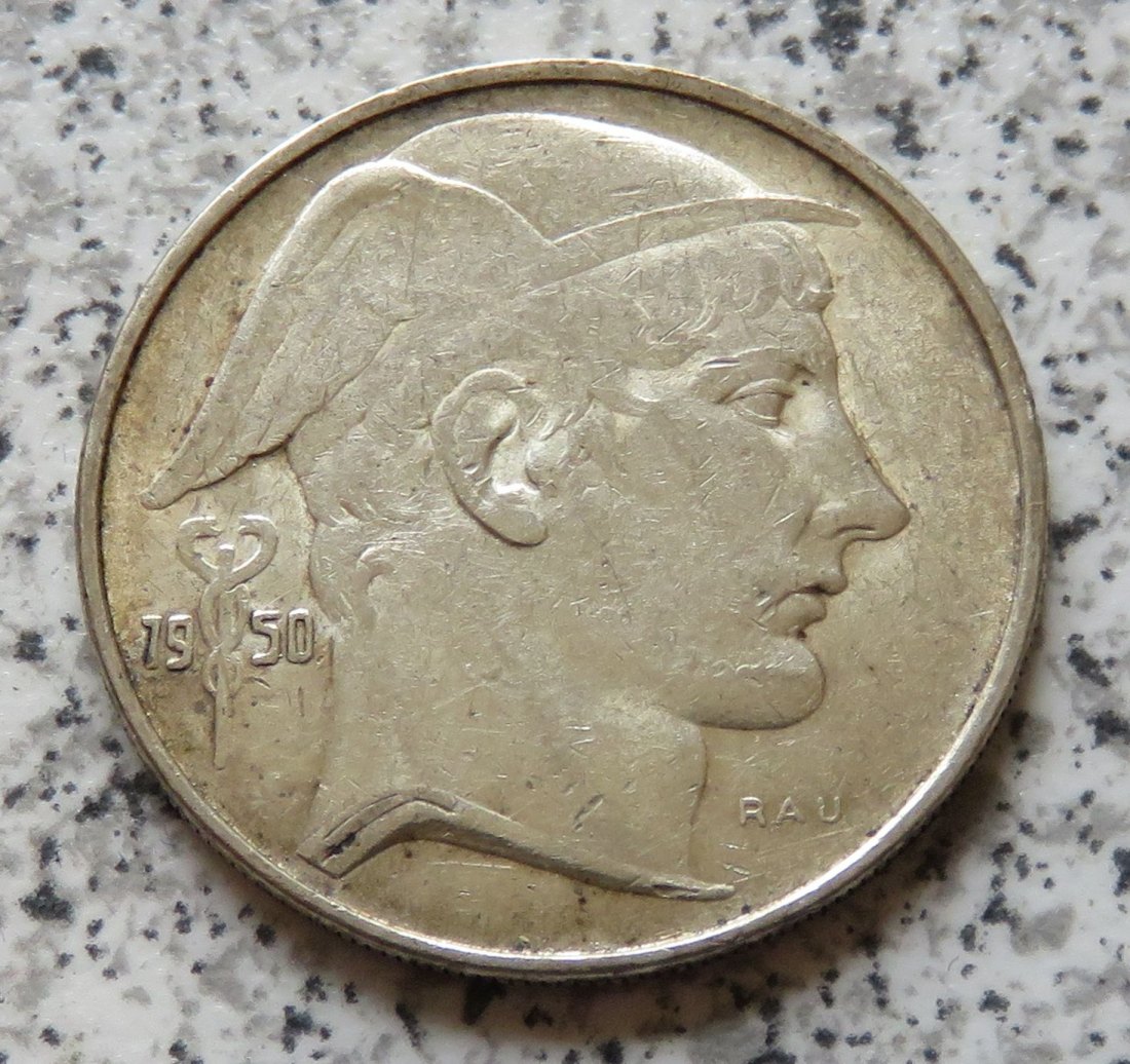  Belgien 20 Francs 1950, französisch   