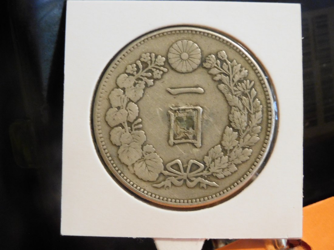  JAPAN 1 YEN 1889.GRADE-PLEASE SEE PHOTOS.   