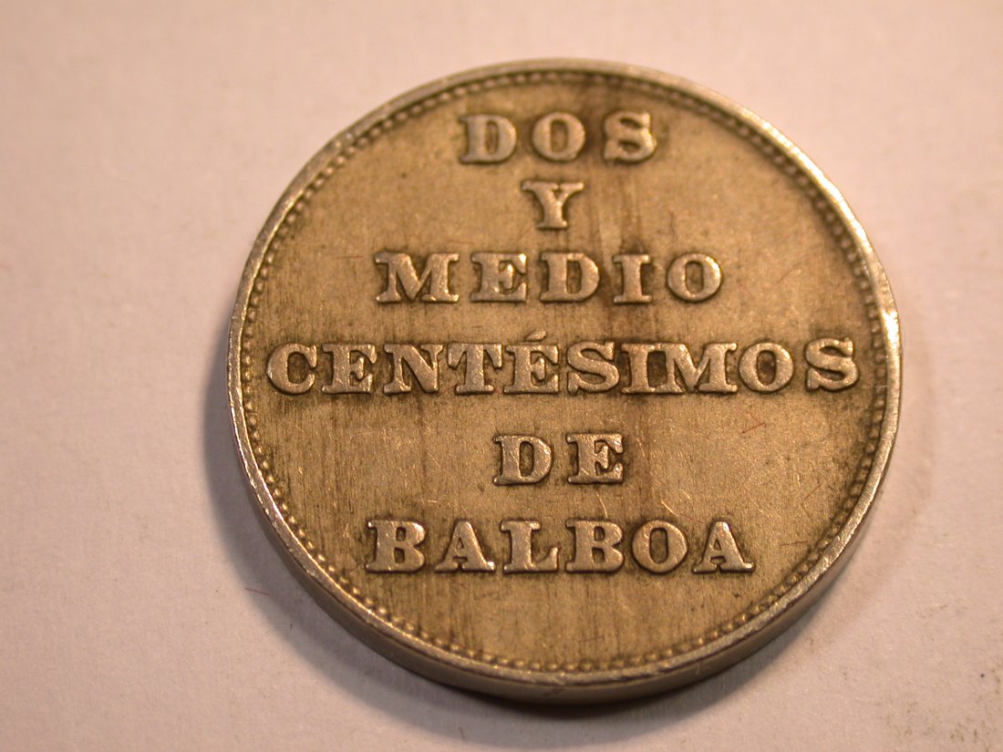  J04  Panama 2,5 Centesimos 1940 in ss+/f.vz   Originalbilder   