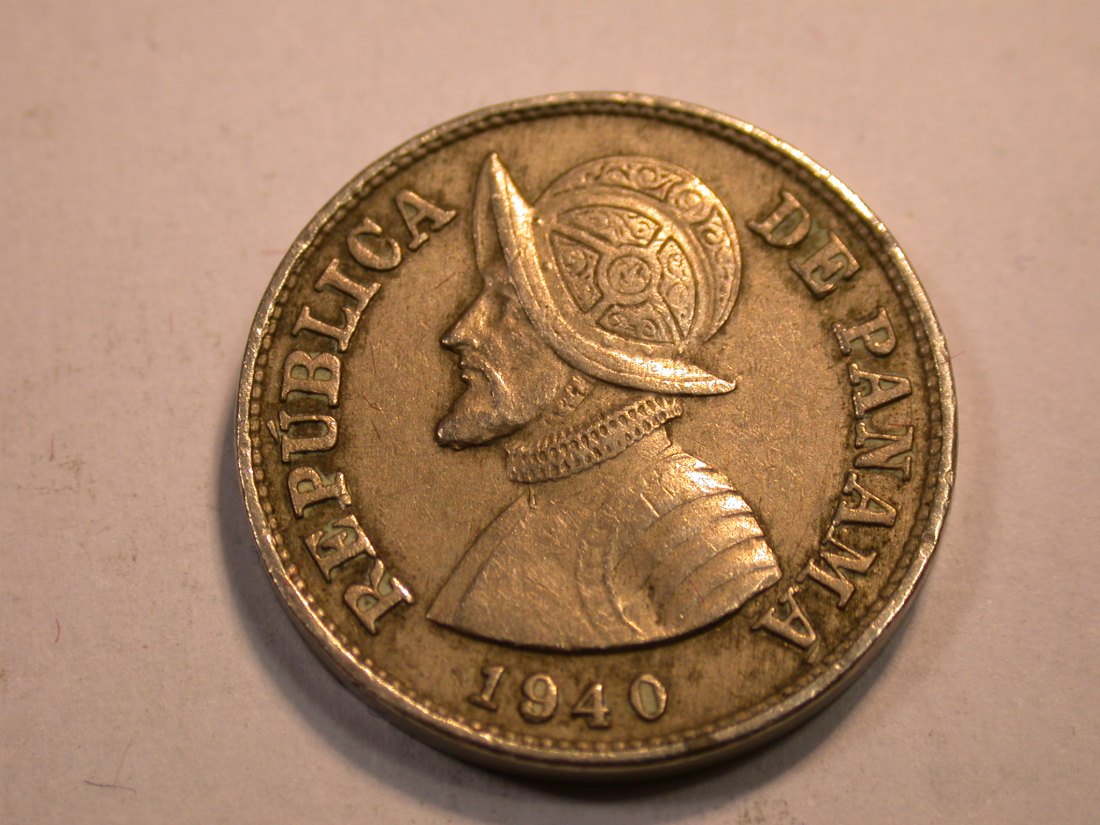  J04  Panama 2,5 Centesimos 1940 in ss+/f.vz   Originalbilder   