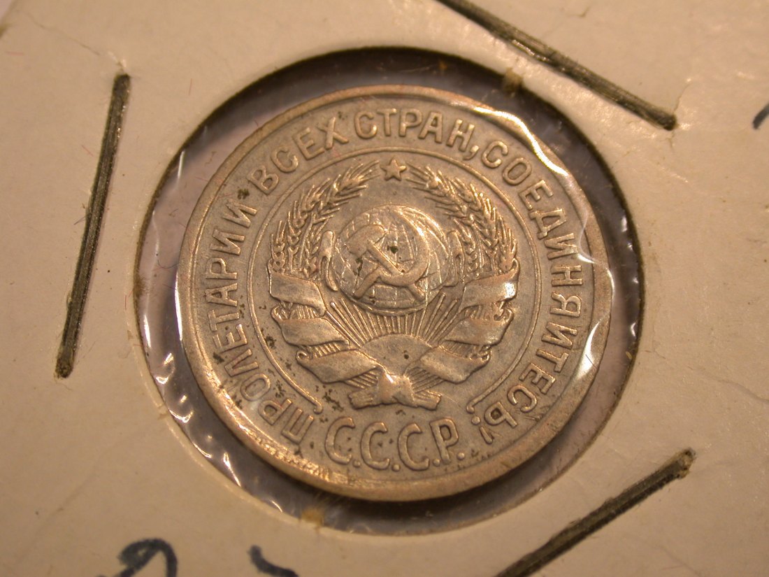  J04  Russland 10 Kopeken 1924 in vz/vz+  RR   Originalbilder   