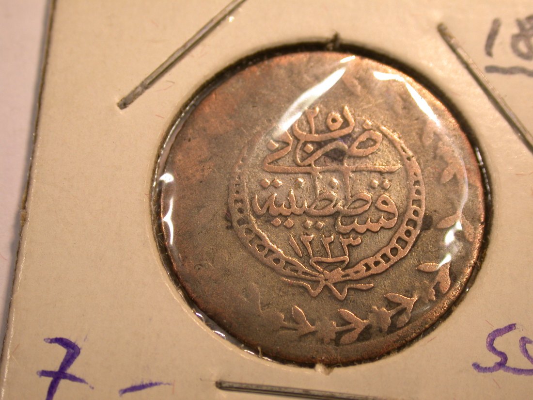  J04  Türkei  20 Para 1223/1808 in ss   Originalbilder   