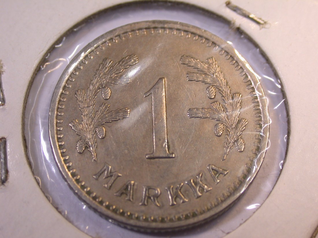 J23 Finnland 1 Markka 1939 in ss+ Originalbilder