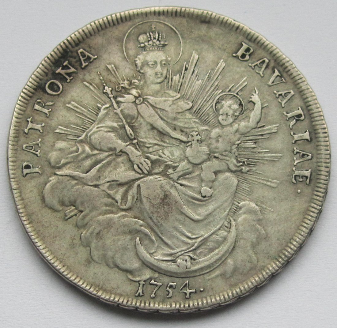  Bayern: 1 Taler Maximilian III. Joseph 1754   