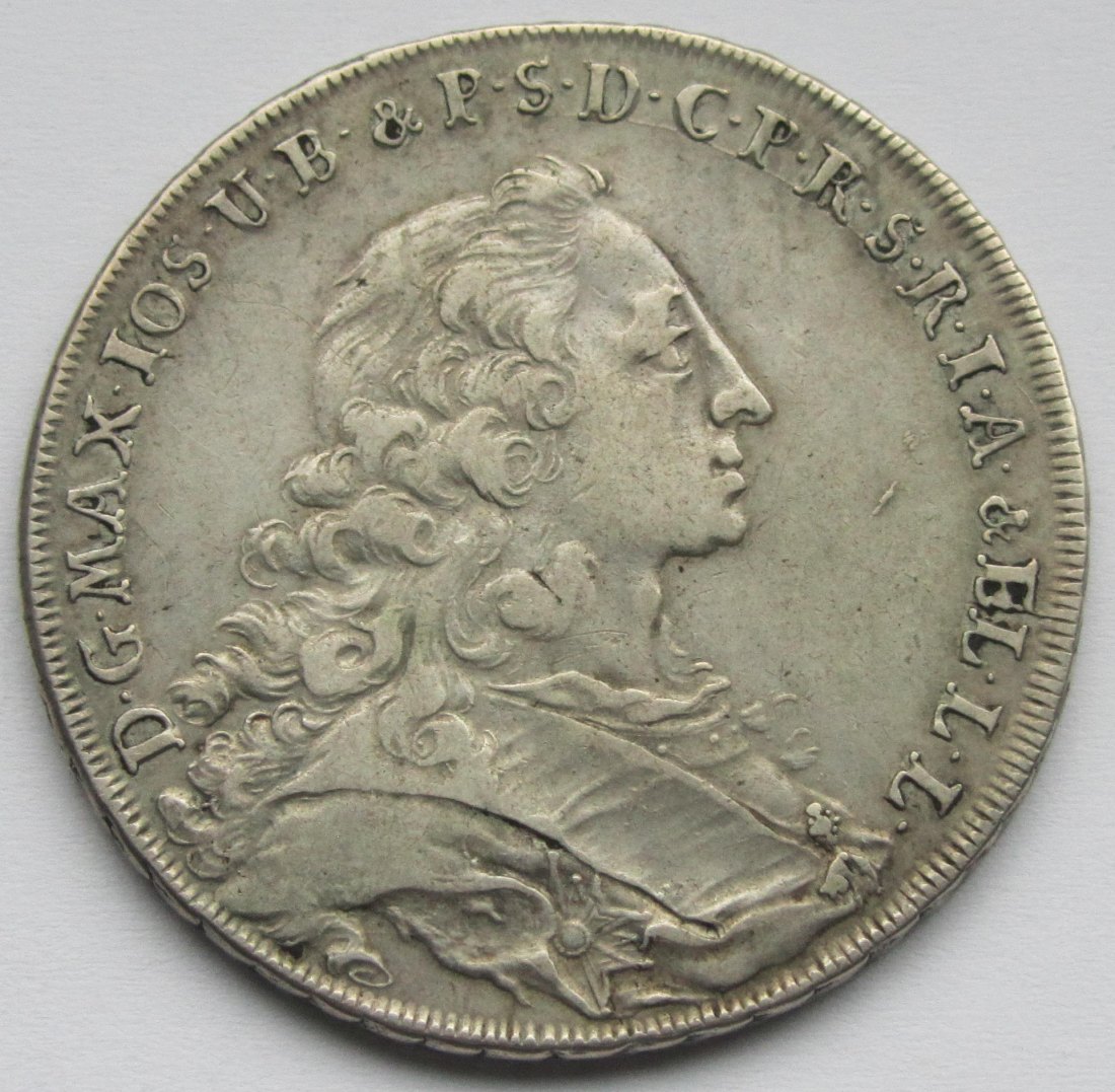  Bayern: 1 Taler Maximilian III. Joseph 1754   
