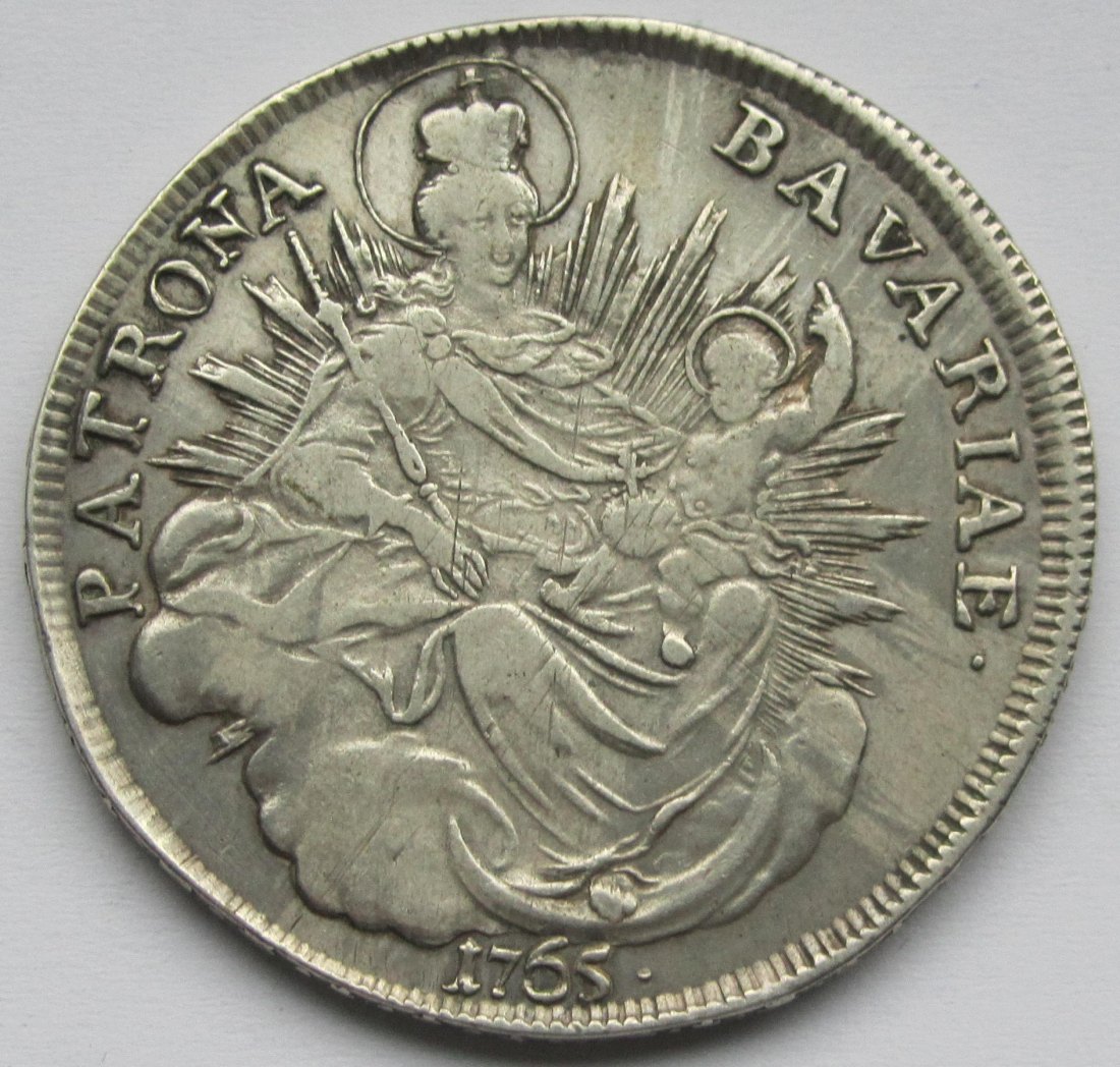  Bayern: 1 Taler Maximilian III. Joseph 1765   