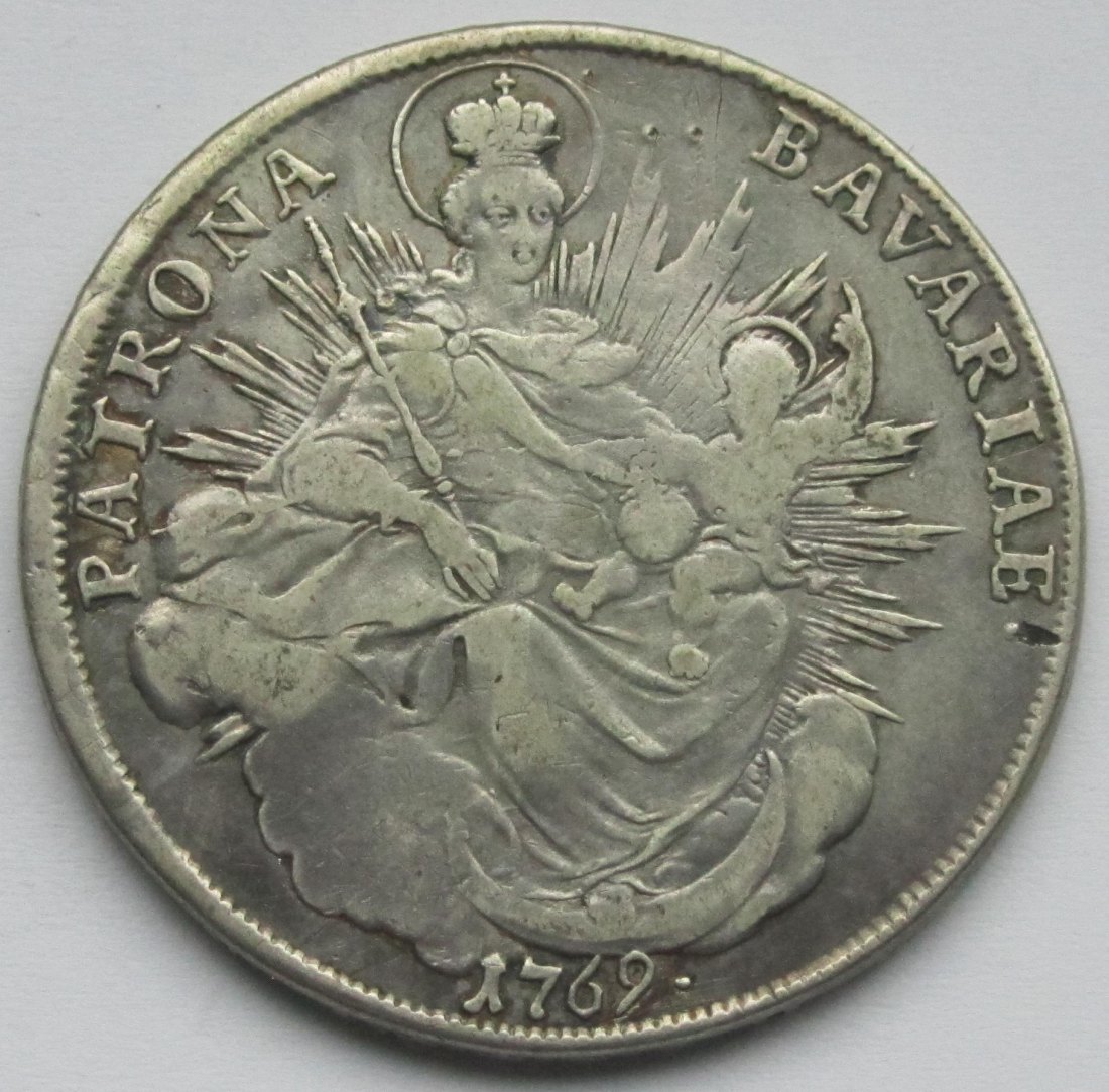  Bayern: 1 Taler Maximilian III. Joseph 1769   