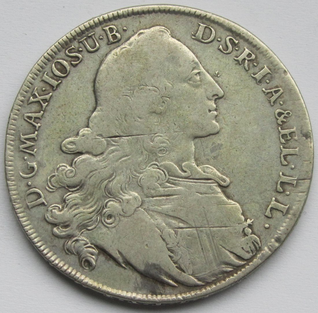  Bayern: 1 Taler Maximilian III. Joseph 1769   