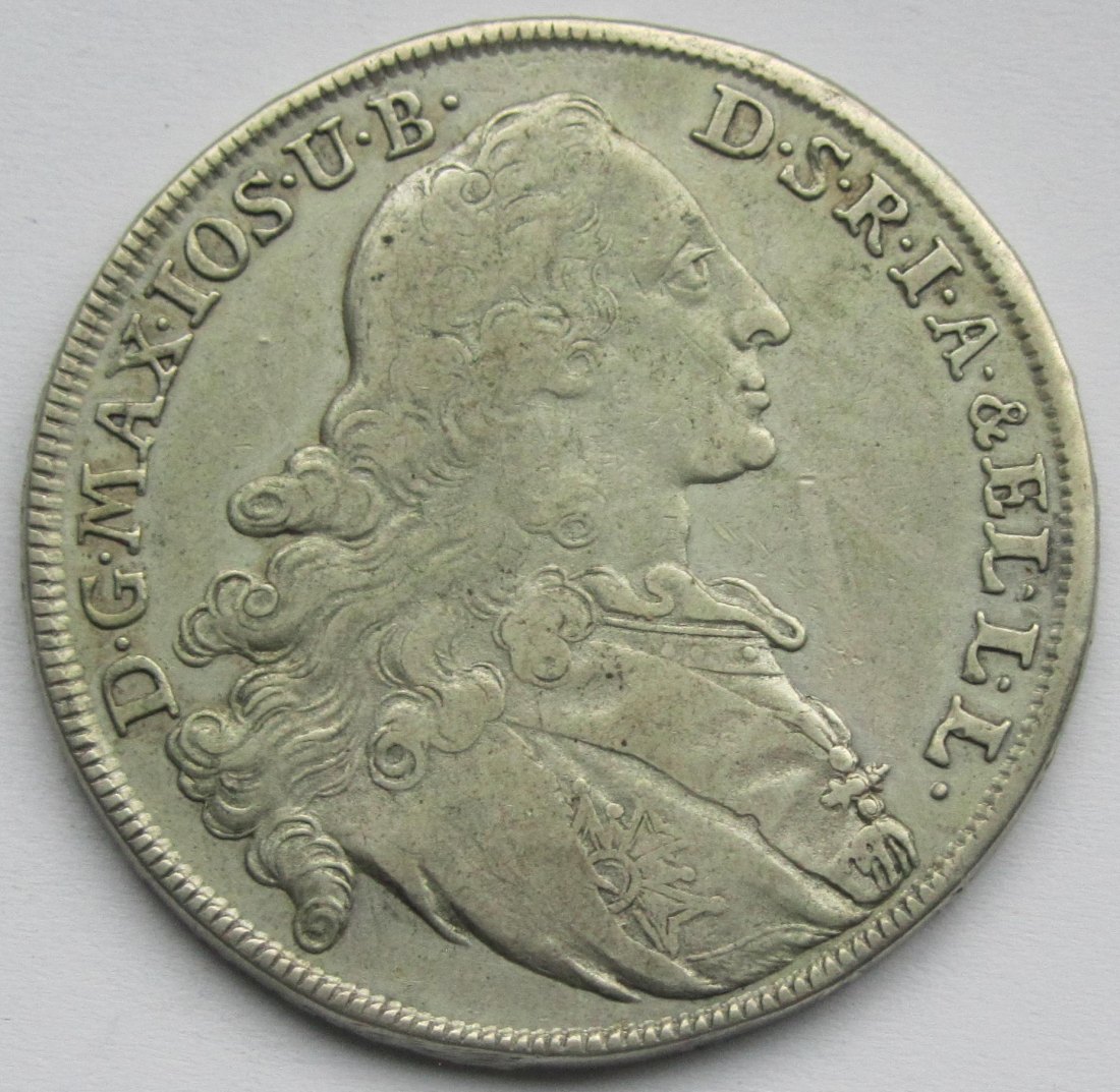  Bayern: 1 Taler Maximilian III. Joseph 1770   